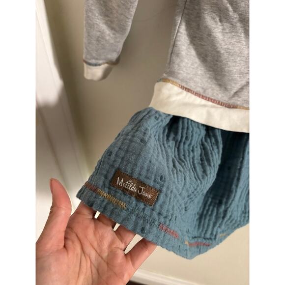 Matilda Jane Sweatshirt Girls 6 Just Imagine Mila Sweatshirt Dress Long Sleeve - Picture 5 of 5